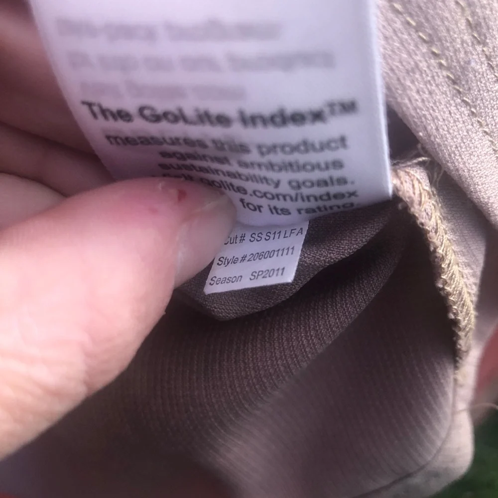 GoLite Button Down Medium Outdoors‎ Long Sleeve Button Back Athletic Shirt - Picture 5 of 5